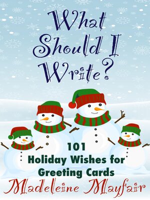 cover image of 101 Holiday Wishes for Greeting Cards